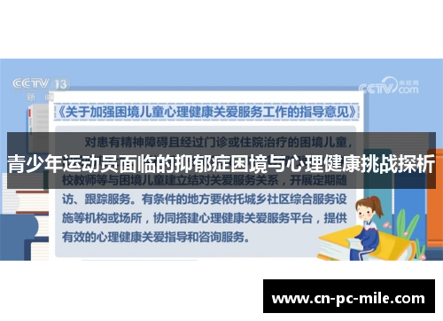 青少年运动员面临的抑郁症困境与心理健康挑战探析